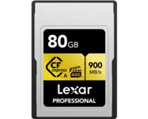 Фото: Lexar 80GB Professional CFexpress Type A (GOLD Series)  LCAGOLD080G-RNENG