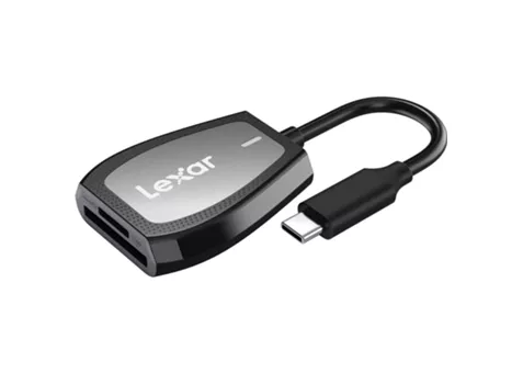 Фото: Lexar Professional USB Type-C Dual-Slot Card Reader