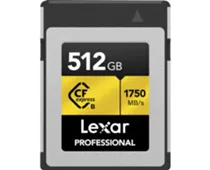Фото: Lexar CFexpress Type B Card 512GB Professional GOLD Series LCXEXPR512G-RNENG