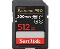 Фото: SanDisk SDXC Extreme Pro Pro U3 4K V30 R200 W140 (SDSDXXD-512G-GN4IN)