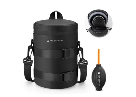 Фото: K&FConcept сумка для об'єктиву Camera Lens Pouch Case L (KF13.202)
