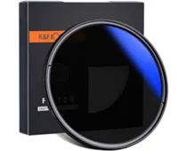 Фото: K&FConcept 49 mm ND2-ND400, Blue Coated Slim Variable/Fader NDX (KF01.1398)