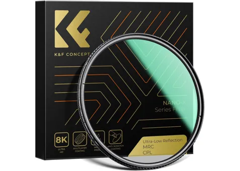 Фото: K&FConcept 82 mm Nano-X Series Ultra-Low Reflection CPL Filter (KF01.2481)