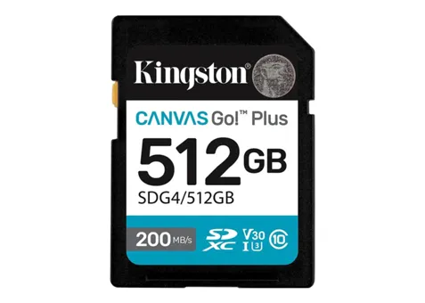 Фото: Kingston 512GB SDXC R200/W160MB/s V30 UHS-I