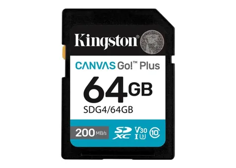 Фото: Kingston 64GB SDXC R200MB/s V30 UHS-I