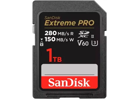 Фото: SanDisk SDXC 1TB Extreme PRO UHS-II Memory Card (SDSDXEP-1T00-GN4IN)