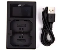 Фото: Power Plant NP-FZ100 Sony для двух аккумуляторов LED екран (CH980574)