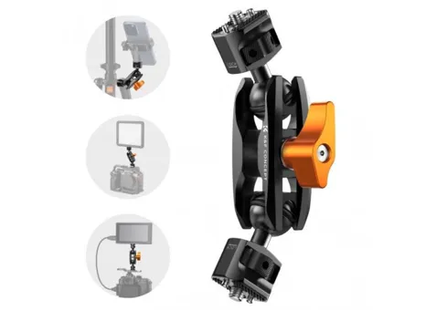 Фото: K&FConcept Magic Arm MS14 із подвійними шаровими головками (KF31.082)