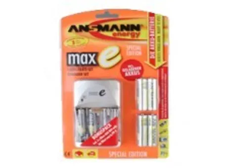 Фото: Ansmann MaxE Aktion-Set Ukraine 4x2100