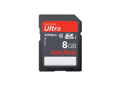 Фото: SanDisk SDHC 8 Gb Ultra (30Mb/s) SDSDU-008G-U46