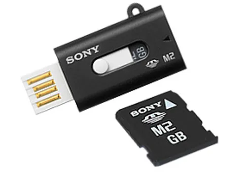 Фото: Sony MemoryStick Micro 1GB MSA1GU2+USB adapter