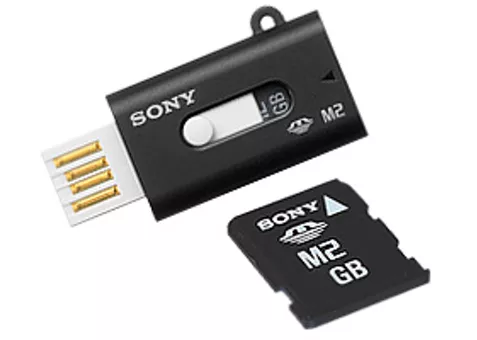 Фото: Sony MemoryStick Micro 4GB MSA4GU2+USB adapter