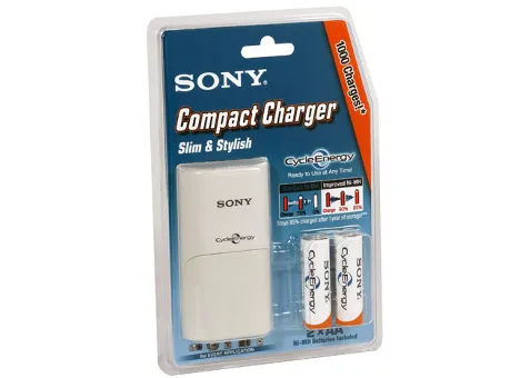 Фото: Sony Compact charger+2AA 2000 mah Pre-Charger BCG-34HTD2K