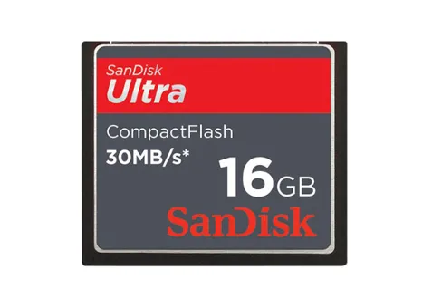 Фото: SanDisk CF 16 Gb Ultra (30Mb/s) SDCFH-016G-U46