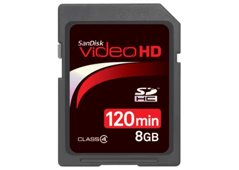 Фото: SanDisk SDHC Video HD 8Gb