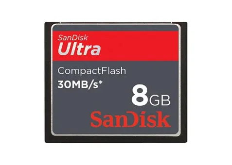 Фото: SanDisk CF 8 Gb Ultra (30Mb/s) SDCFH-008G-U46