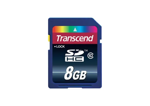 Фото: Transcend SDHC Card 8 GB CL10 (TS8GSDHC10)