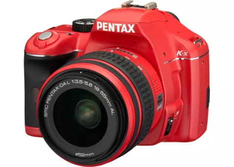 Фото: Pentax K-x kit DA 18-55 Red+сертификат на салютную установку