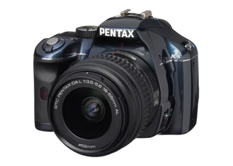 Фото: Pentax K-x kit DA 18-55 Navy+сертификат на салютную установку