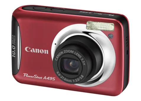 Фото: Canon PowerShot A495 Red+SD 1GB+чехол Canon DCC-400