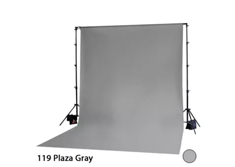 Фото: Falcon Фон бумажный 1,35х11,00 серый (plaza gray) 11952 B