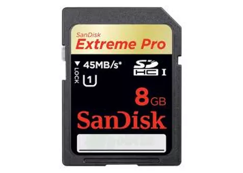 Фото: SanDisk SDHC Extreme UHS 8Gb (45 Mb/s)