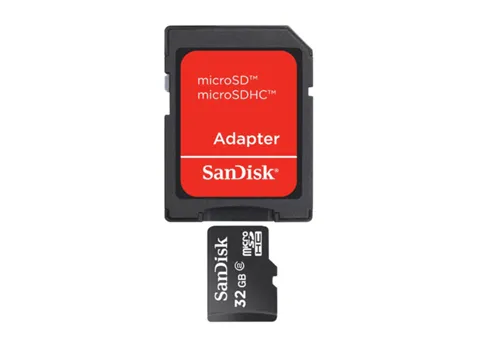 Фото: SanDisk MicroSDHC card 32GB+adapter