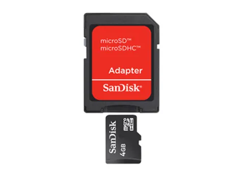 Фото: SanDisk MicroSDHC card 4GB+adapter