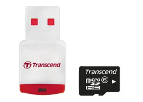 Фото: Transcend microSDHC 16 GB card Class 6+RDP3 Cardreader