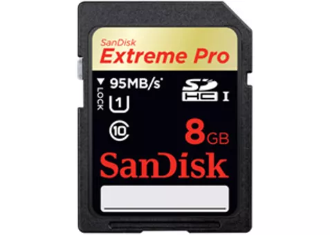 Фото: SanDisk SDHC Extreme Pro 8Gb UHS (95 Mb/s)