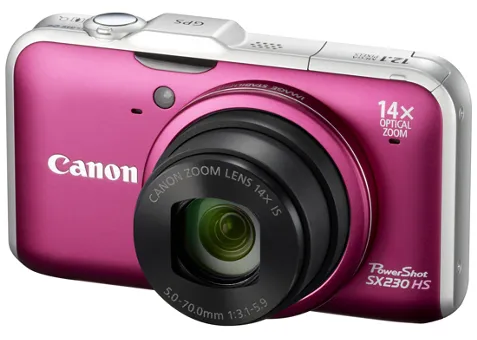 Фото: Canon PowerShot SX230 HS Pink